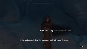 Skyrim | Talking with Septimus Signus | FULL DIALOGUE | 4K