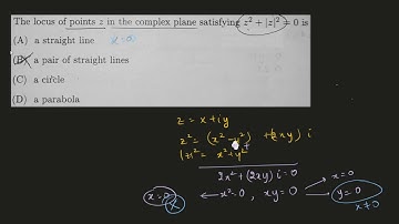 ISI UGA 2022 Entrance Test Solution | Locus of Complex Numbers
