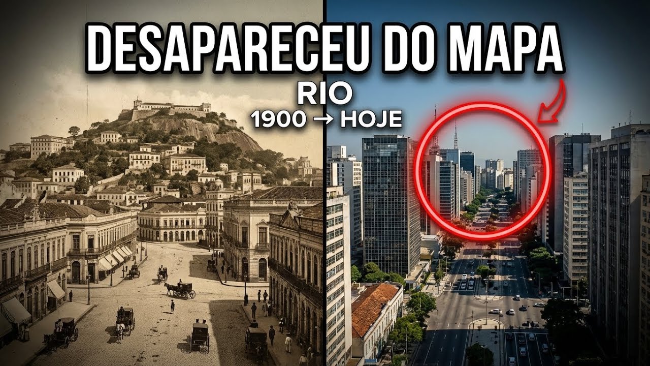 Este lugar do Rio SUMIU do mapa — e quase ninguém percebeu (Morro do Castelo) | IA + História