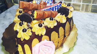 لاير كيك الكيكة اللي حضرتها في عيد زواجي مع كل اسرار النجاح Layer Cake