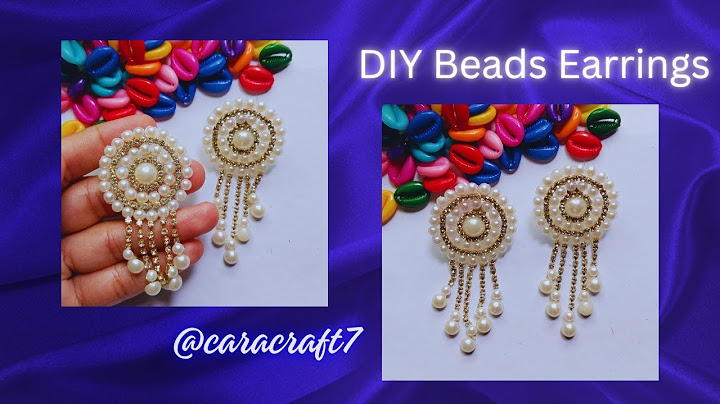 The Most Satisfying DIY Beads Earrings 😱💫 | DIY Earrings Making Tutorial #diy