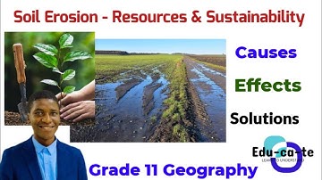Soil Erosion - Resources & Sustainability (Geography grade 11)