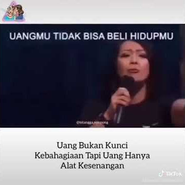 Uang bukan kunci kebahagian tapi uang hanya alat kesenangan