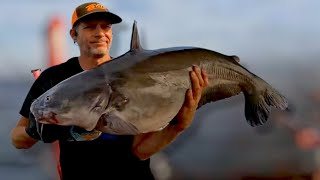 How to Catch big Catfish on Santee Cooper in 30 minutes or less . ( Drift Fishing )