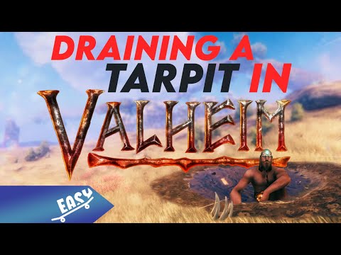 How to drain a TAR PIT - Valheim