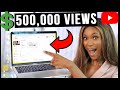 This is How Much YouTube PAID Me For a Video With Over 500,000 Views! | Not Clickbait!