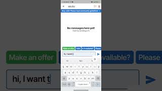 How to chat with a user on BechDe | Buy & Sell Used Products Nearby screenshot 2