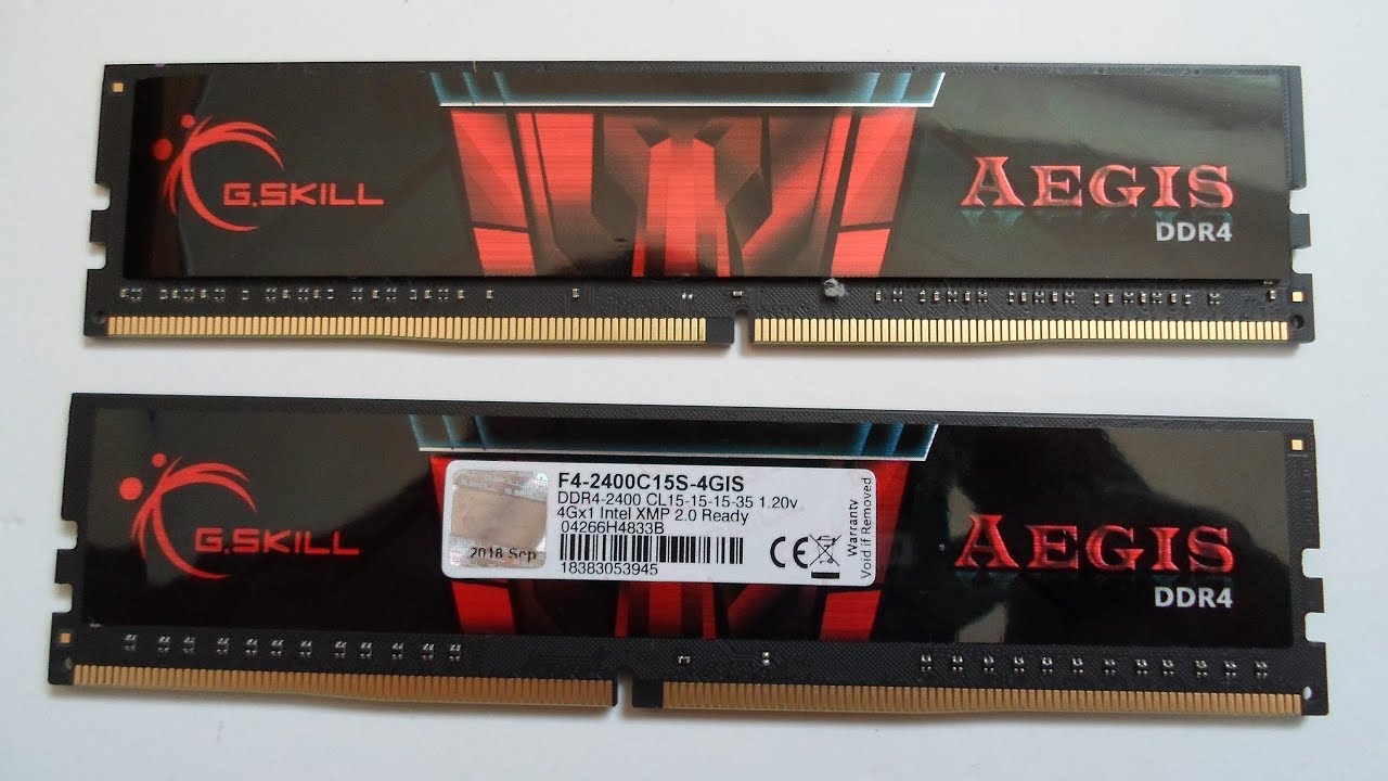 G.Skill Aegis 2400MHz DDR4 RAM OC-Versuche - YouTube