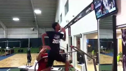 Michael Blalock learning to run at AR