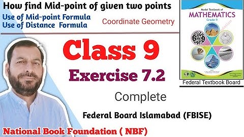 Class 9 Exercise 7.2 NBF Maths  Ex 7.2 Class 9th federal board FBISE Math national Book foundation