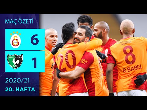 ÖZET: Galatasaray 6-1 Y. Denizlispor | 20. Hafta - 2020/21
