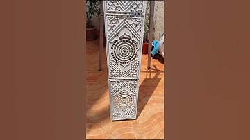 Lippan Art on Border Panel. #lippanartwork #lippanart #homedecor