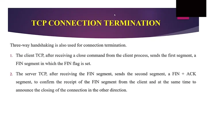 TCP Connection Termination | Computer Networks , Dr. R. Sasikumar, Professor/CSE, RMDEC