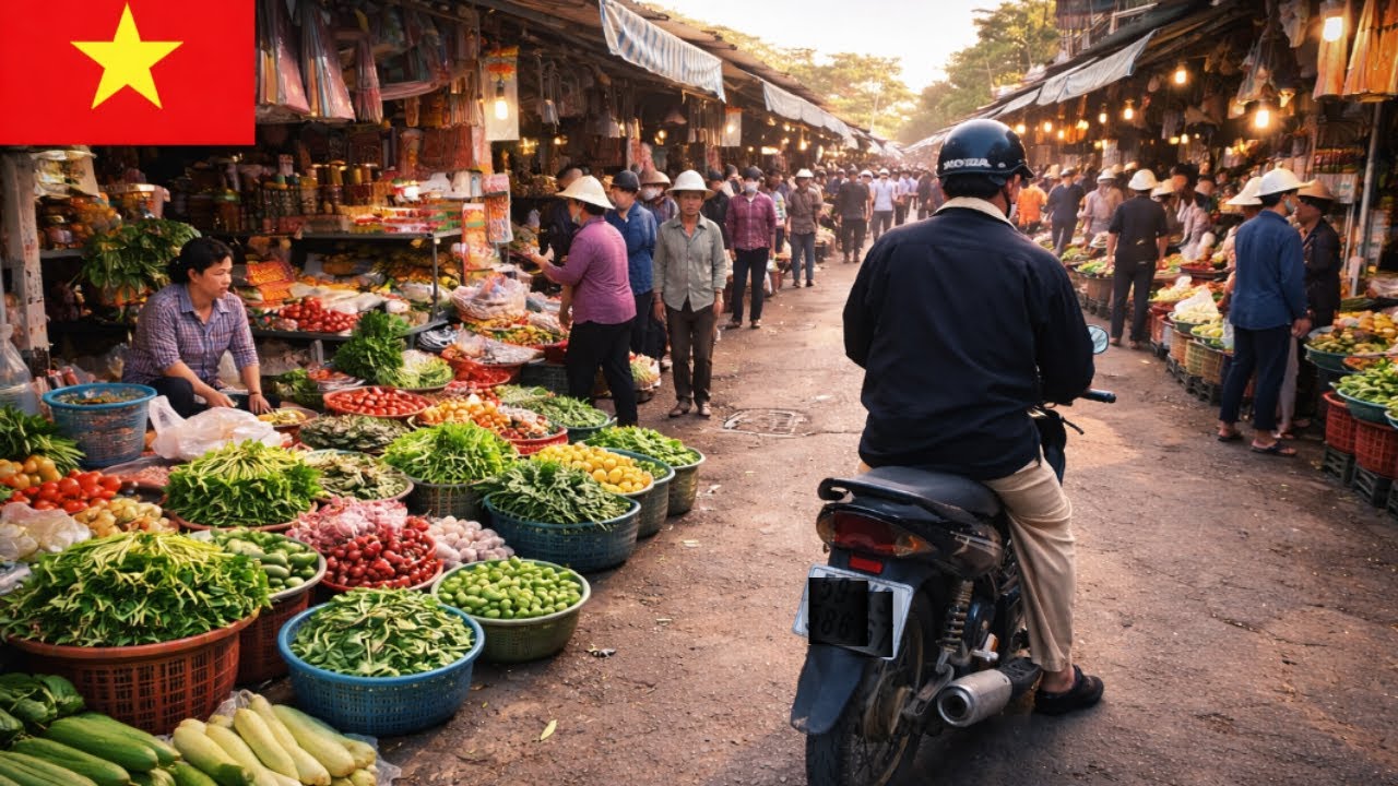 Traditional Vietnamese Market: A Journey to Discover Long Thạnh Mỹ Market, Hồ Chí Minh
