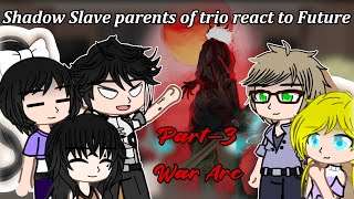 Shadow Slave parents of trio react to Future |Part 3| War Arc