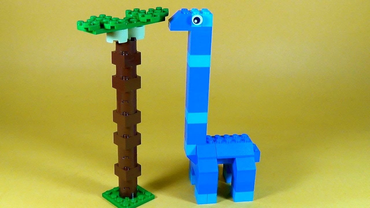 To Make Lego DINOSAUR APATOSAURUS - 10664 LEGO® Bricks and More Creative Tutorial - YouTube