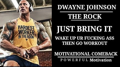 Dwayne Johnson - The Rock - Wakeup at 4am ...