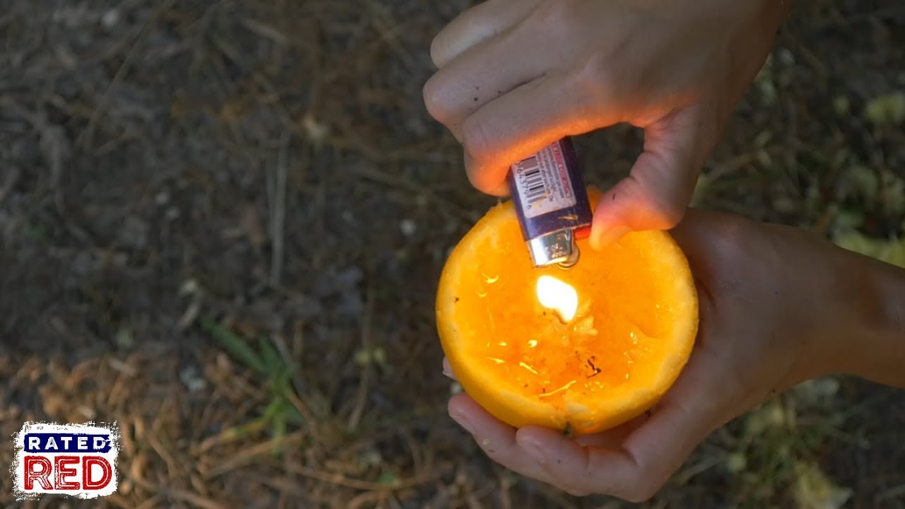 How to Make a Candle Out of an Orange