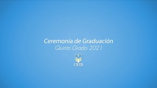 Ceremonia de graduación de quinto grado
