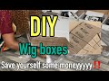 How I make my Custom Wig Boxes