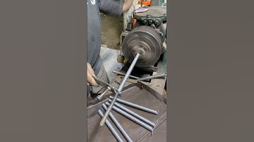 Vintage Lath Craft: Simple Window Spring Made on Lathe Machine #shorts