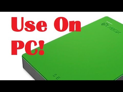 How To Re-format External Xbox Hard Drive For PC Use