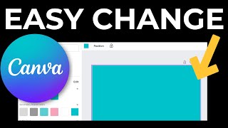 How To Change Background Color In Canva (Canva Tutorial)