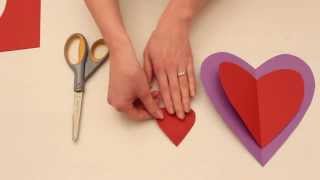 How to make Paper Hearts - Develop Scissor Skills