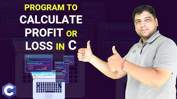 C program to calculate profit or loss | C Programming Tutorial