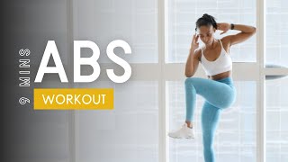 9 minute intense hiit workout for abs | no equipment