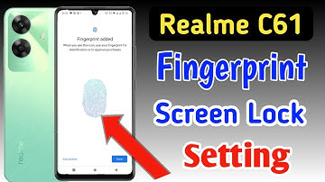 Realme C61 fingerprint screen lock | Realme C61 me fingerprint lock kaise lagaye