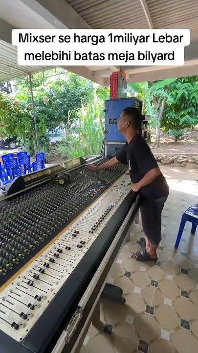 Mixer Jumbo Cocok Buat Job Sound Channel Banyak #soundsystem #soundhoreg #brewogaudio #shorts