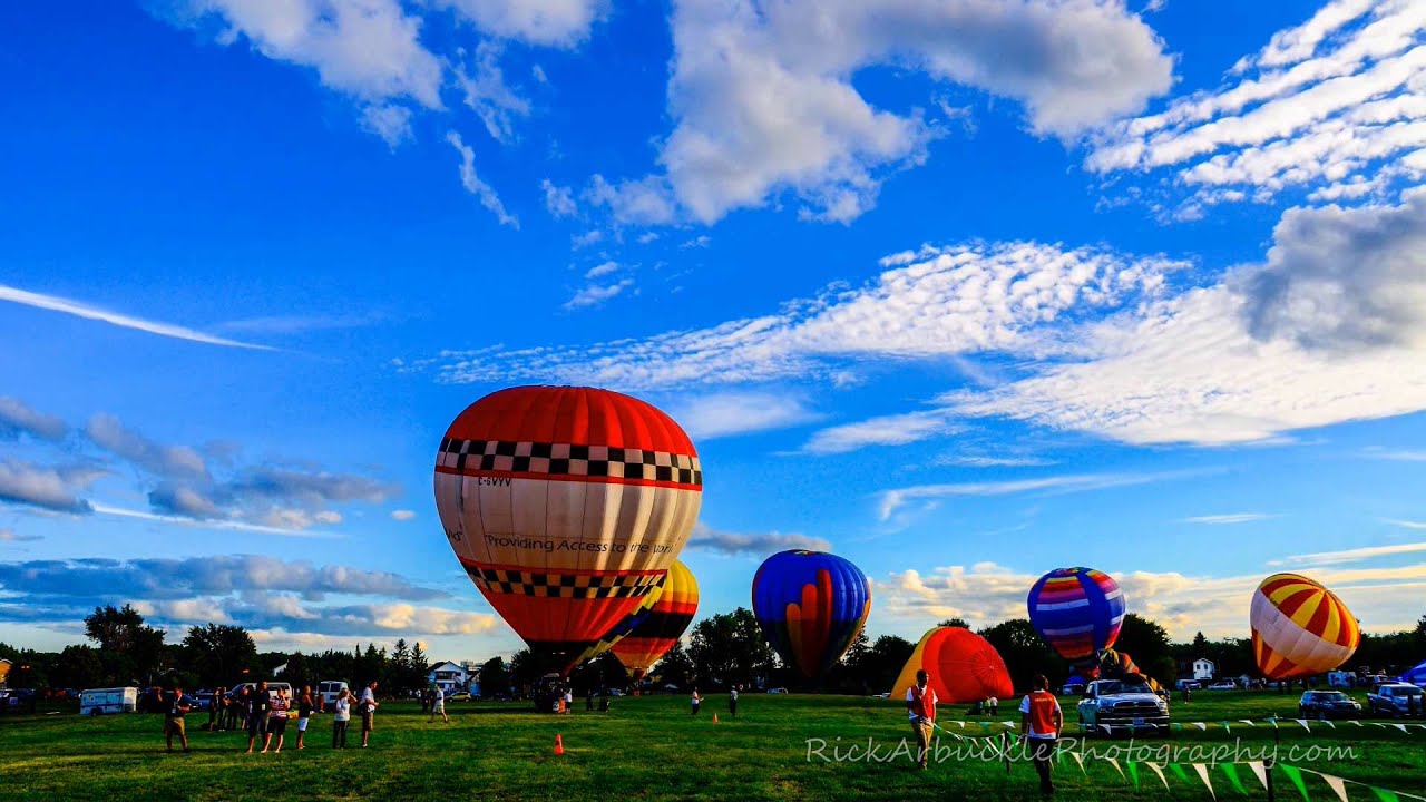 Gatineau Balloon Festival / Montgolfieres de Gatineau 2014 Time Lapse