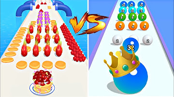 MAX LEVELS Pancakes vs BallRun2048 💥: All Levels Gameplay Walkthrough Android ,iOS NEW UPDATE
