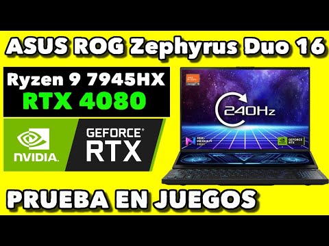 ASUS ROG Zephyrus Duo 16 (2023) Ryzen 9 7945HX RTX 4080 - REVIEW EN ESPAÑOL (PRUEBA EN JUEGOS)