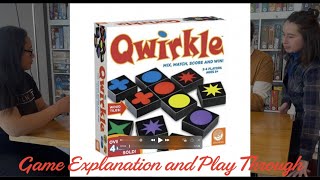 Qwirkle.  Rules, set-up and play through. screenshot 4