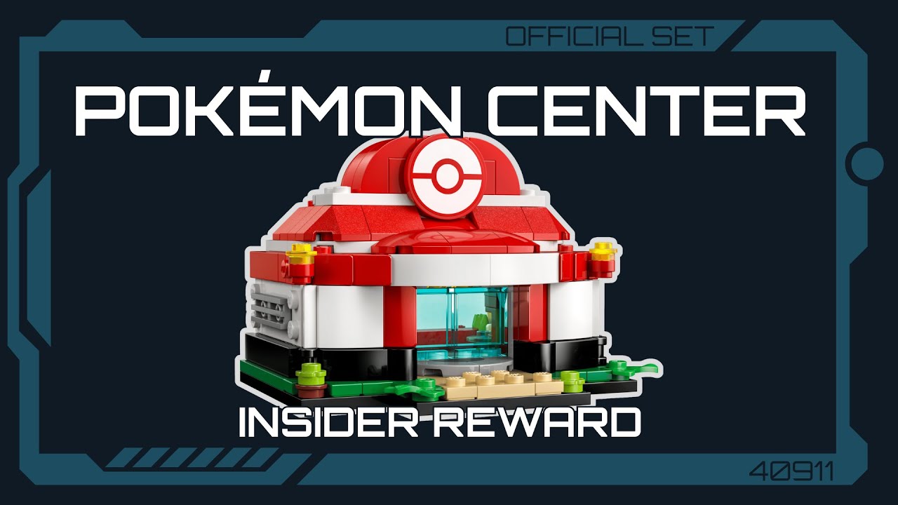 LEGO Pokémon Set Preview: Mini Pokémon Center (40911)