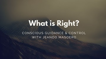 CGC #80: What is Right? (Part 1) – with Jeando Masoero