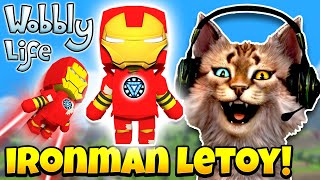 AKU JADI IRONMAN LETOY SUPERHERO GADUNGAN KOCAK !! 😹 - Wobbly Life Indonesia