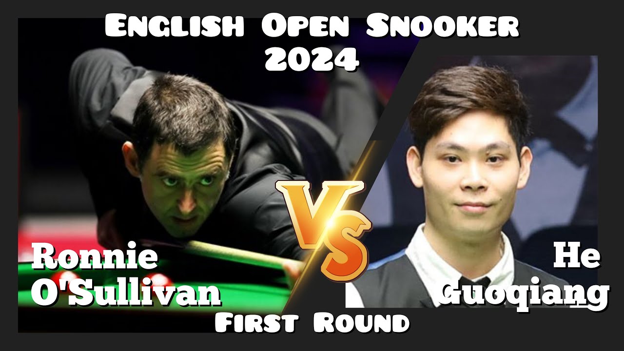 Ronnie O'Sullivan vs He Guoqiang - English Open Snooker 2024 - First Round (Full Match)