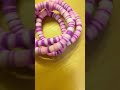 3 shades of purple aesthetic preppy fyp beads smallbusiness diybracelets claybead