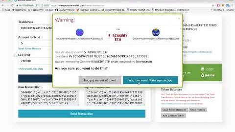 MyEtherWallet Tutorial
