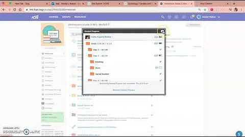 How to: Viewing Student Progress on Schoology