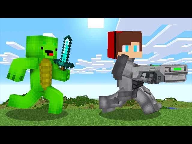 Powerful Speedrunner VS Hunter in Minecraft class=