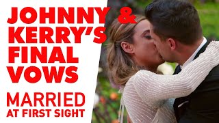 Kerry and Johnny&#39;s loved-up Final Vows | Married at First Sight 2021