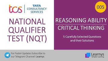 TCS NQT 2021 Critical Thinking 005