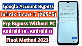 Infinix Smart 5 frp Bypass |X657b frp Bypass |X657b,X657c Google Account Bypass Without Pc 2023