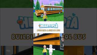 Heartopia: Building a School Bus! #heartopia #schoolbus