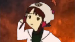 Lain dances Through the Fire and Flames without blinking.