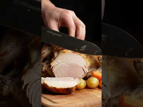 Ultimate Roast Chicken Slicing ASMR Juicy Slow Motion Carving With Natural Sounds